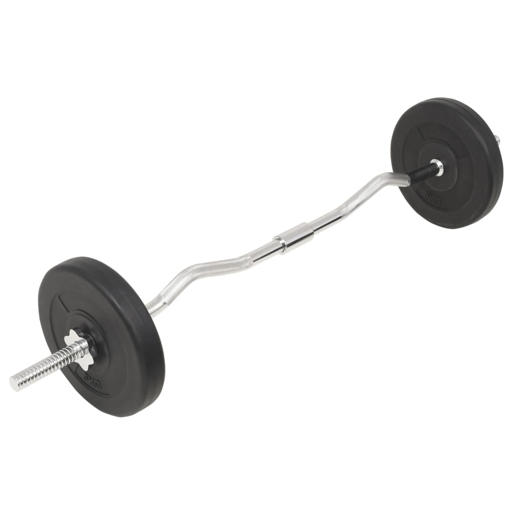 Skivstång Och Hantlar Set