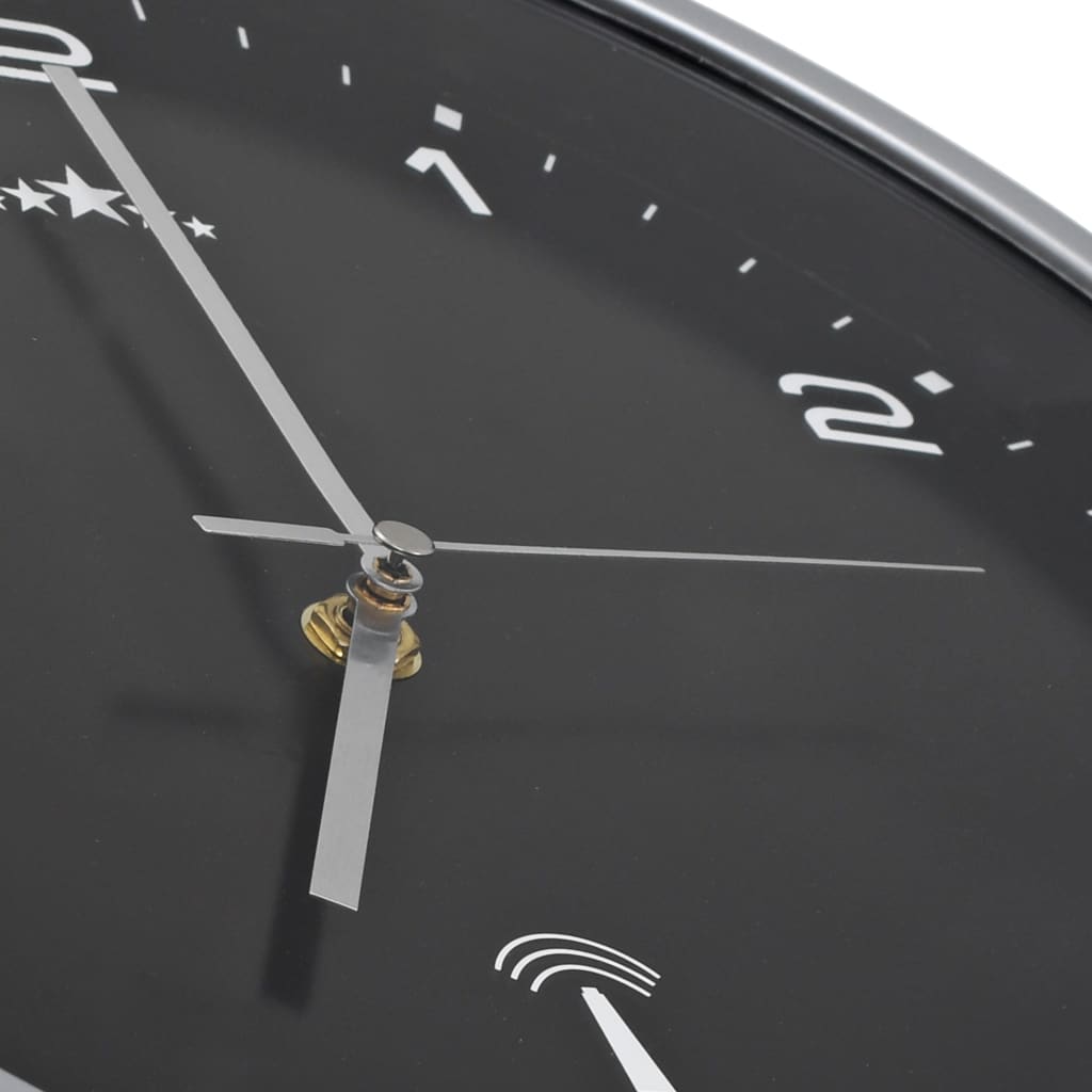 Radiostyrd Väggklocka Med Quartz-Urverk 31 Cm