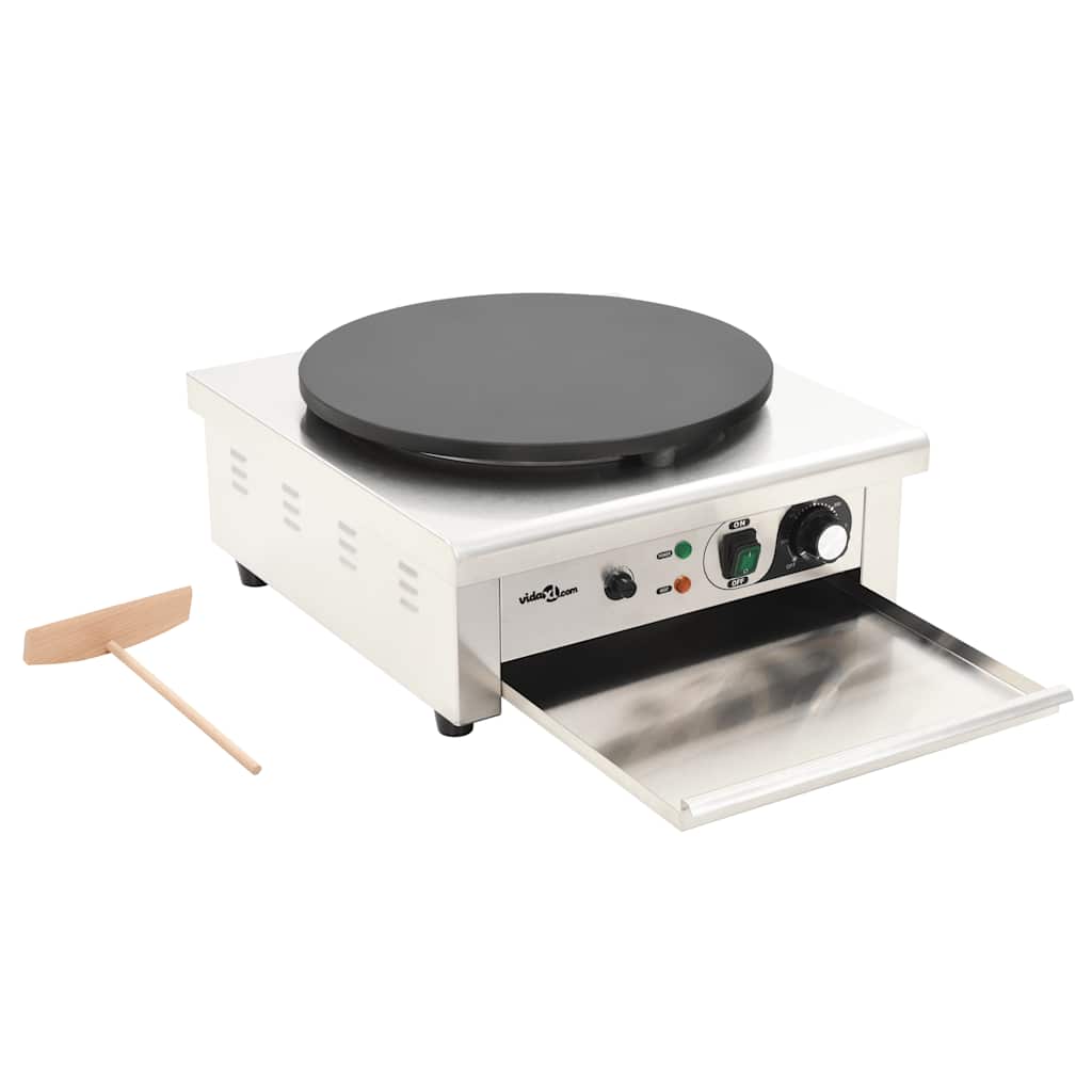 Elektrisk Crepemaskin Med Utdragbar Bricka 40 Cm 3000 W