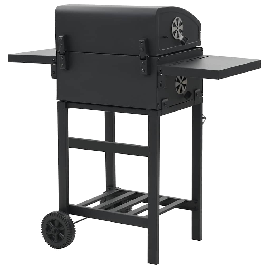 Kolgrill Med Nedre Hylla Svart