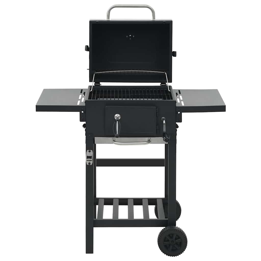 Kolgrill Med Nedre Hylla Svart
