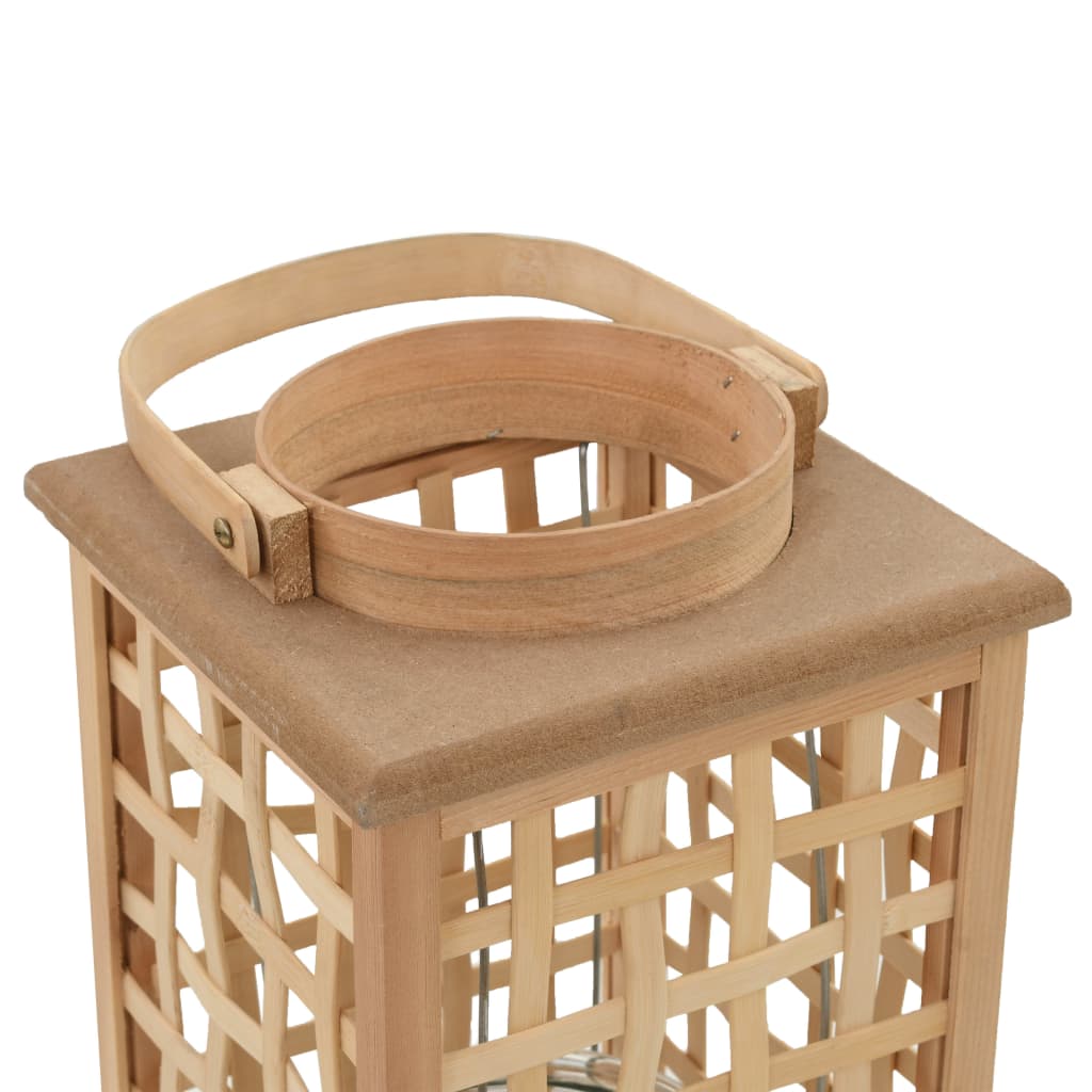 Hängande Ljuslykta Bambu Naturlig