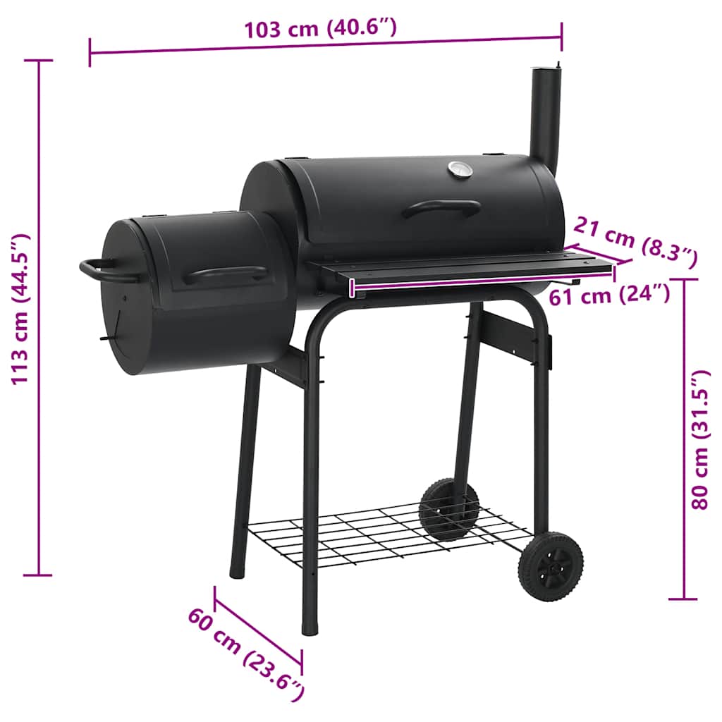 Klassisk Rökgrill Bbq Offset