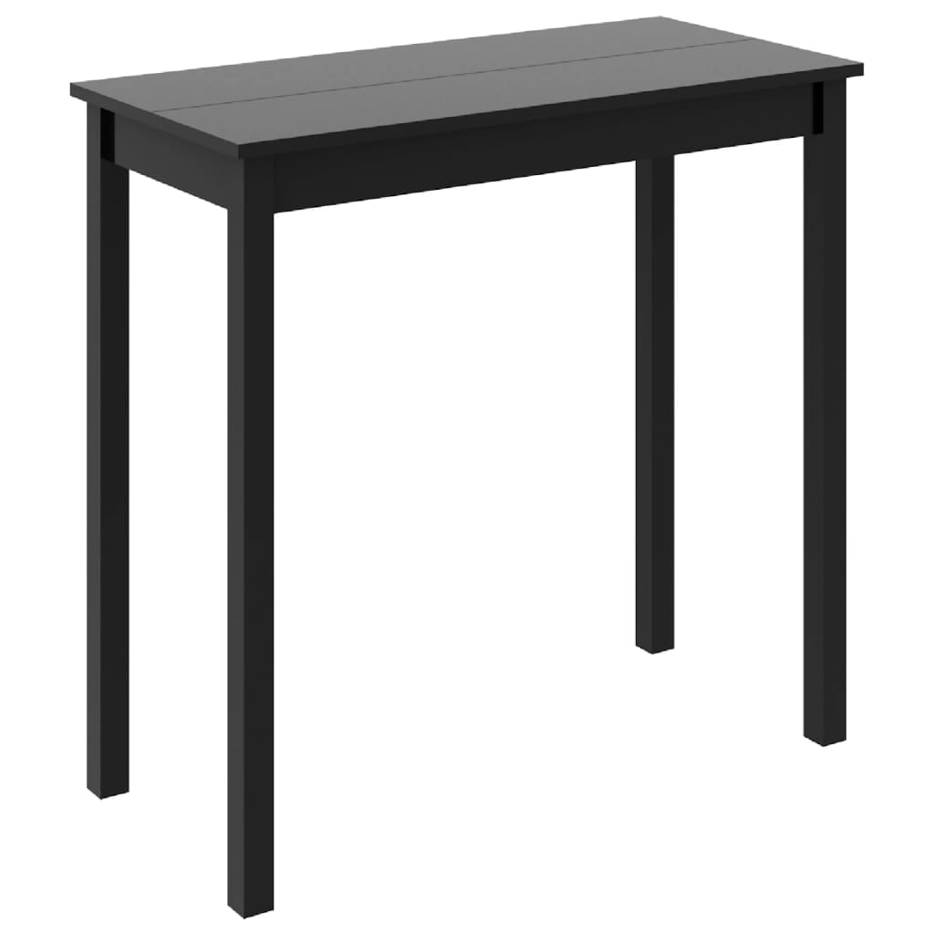 Barbord Mdf Svart 115X55X107 Cm