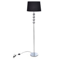Golvlampa Med Högt Stativ Och Lampskärm