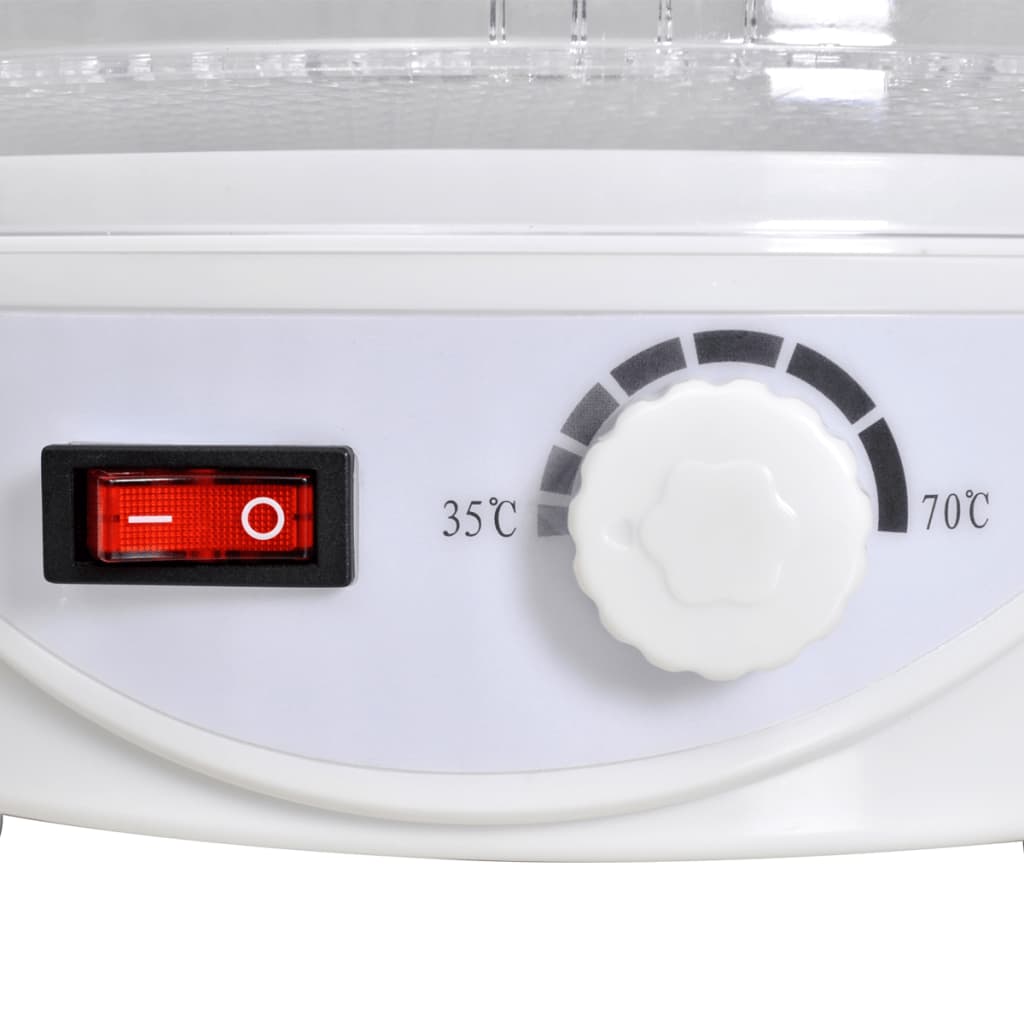 Frukt-/Svamptork Med 6 Stapelbara Torkgaller (Rund)