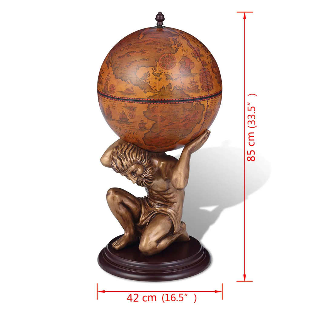 Jordglobsbar Atlas 42 X 42 X 85 Cm