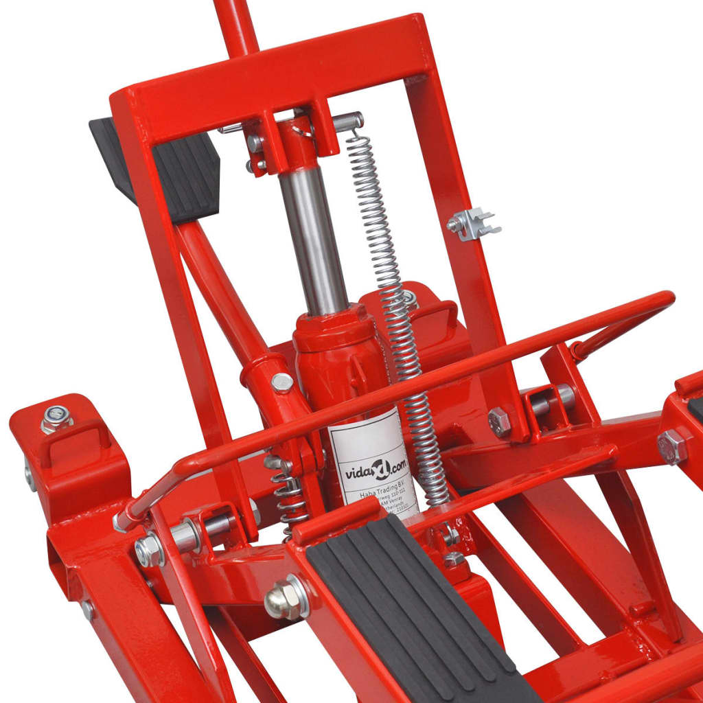 Hydraulisk Mc-/Atv-Lyft 680 Kg Röd