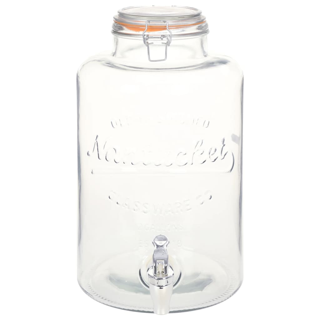 Glasbehållare Xxl Med Tappkran Transparent 8 L