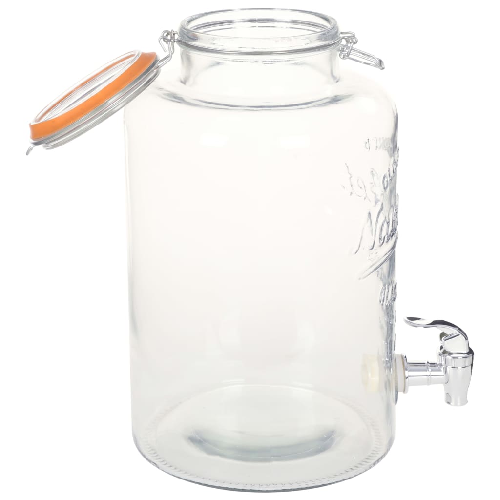 Glasbehållare Xxl Med Tappkran Transparent 8 L