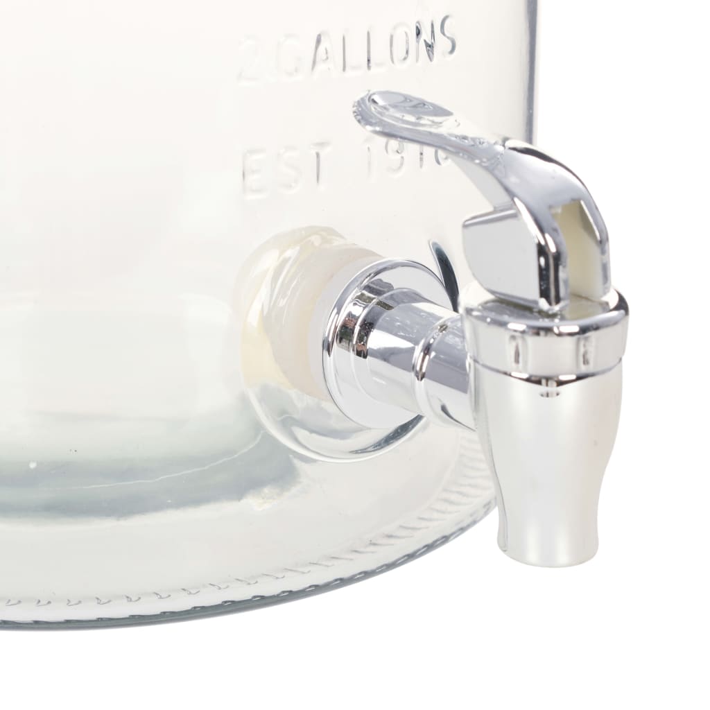 Glasbehållare Xxl Med Tappkran Transparent 8 L