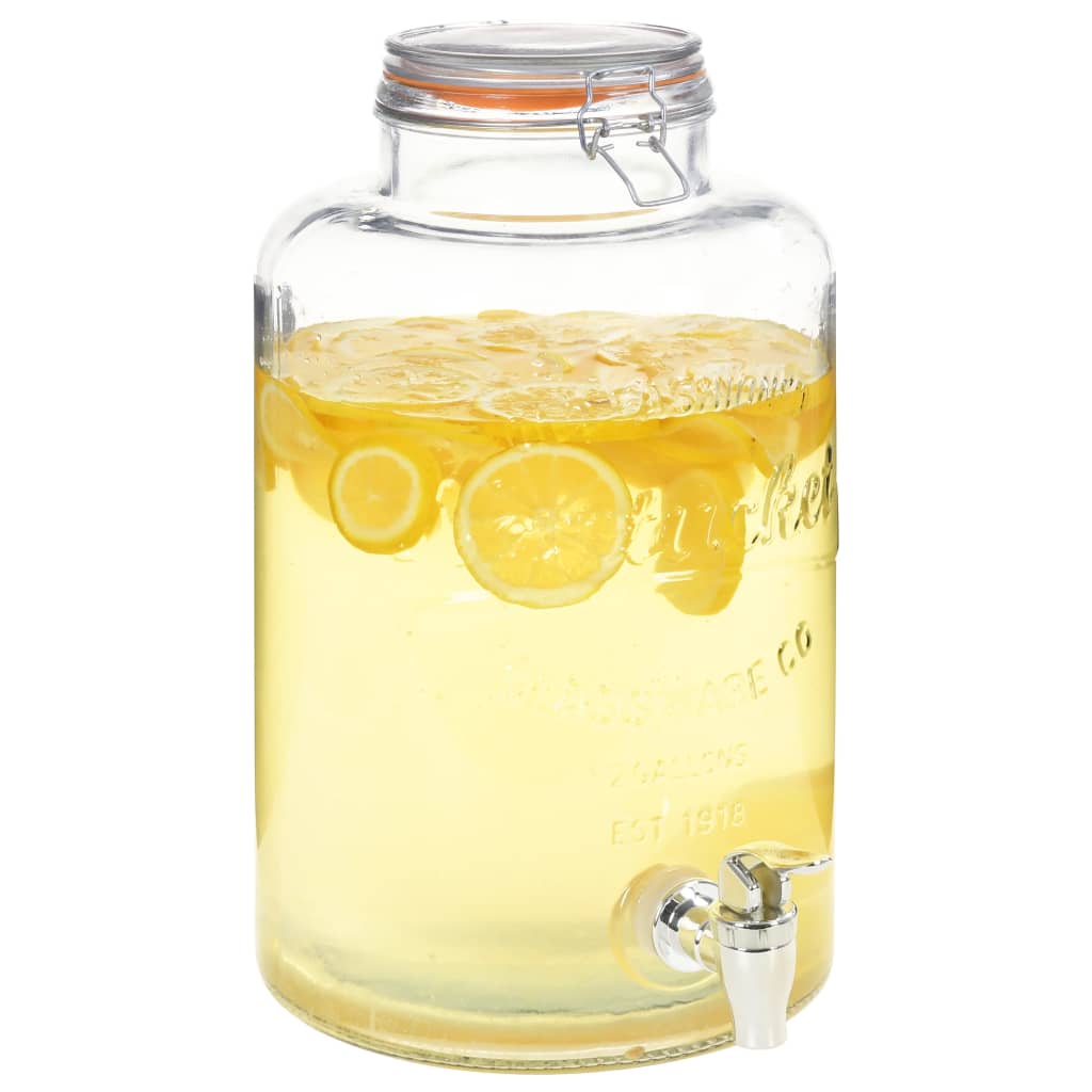 Glasbehållare Xxl Med Tappkran Transparent 8 L