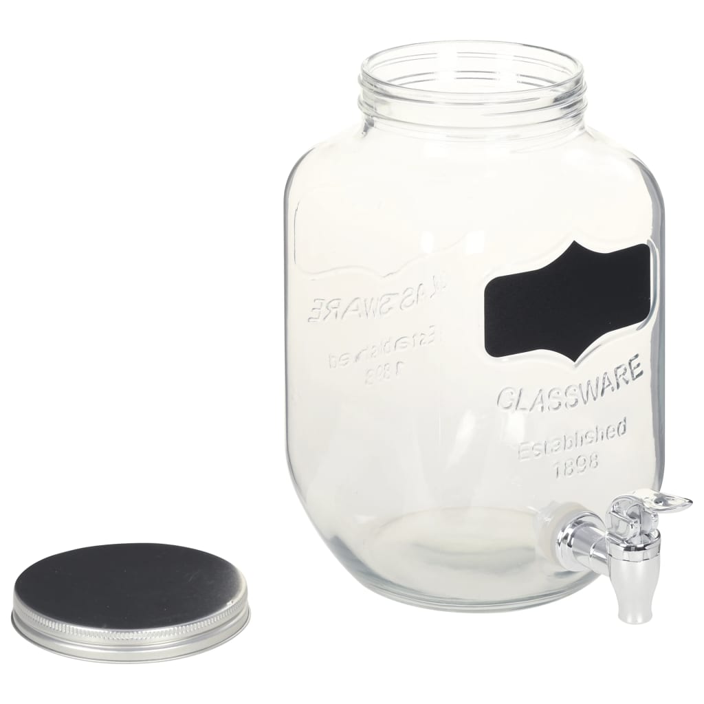 Glasbehållare 2 St Med Stativ 2 X 4 L