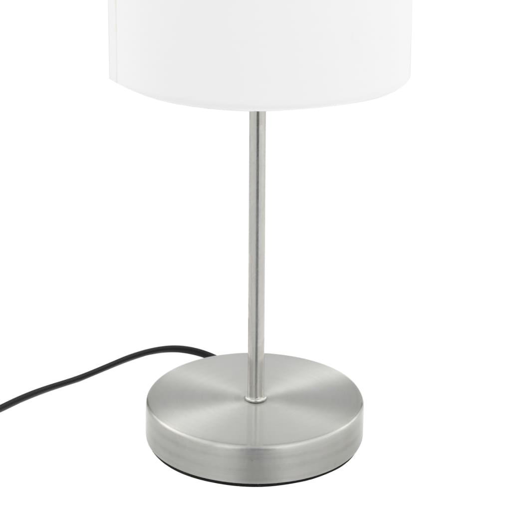 Bordslampor 2 St Touch-Knapp Vit E14