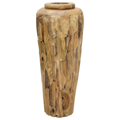 Dekorativ Vas Massiv Teak