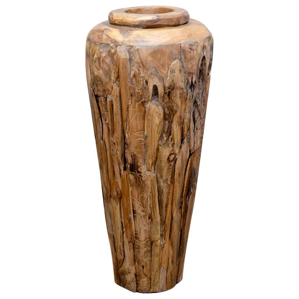 Dekorativ Vas Massiv Teak