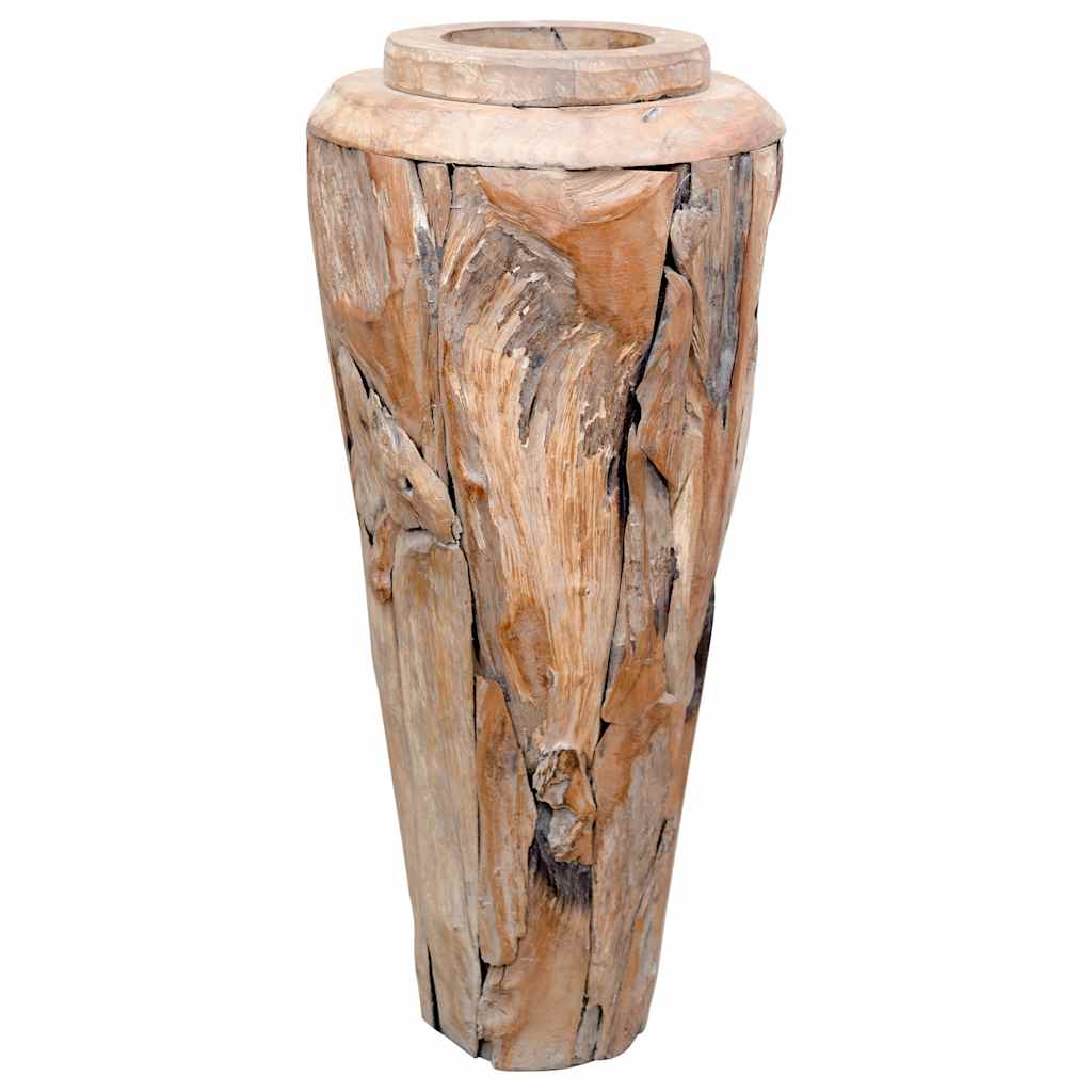 Dekorativ Vas Massiv Teak
