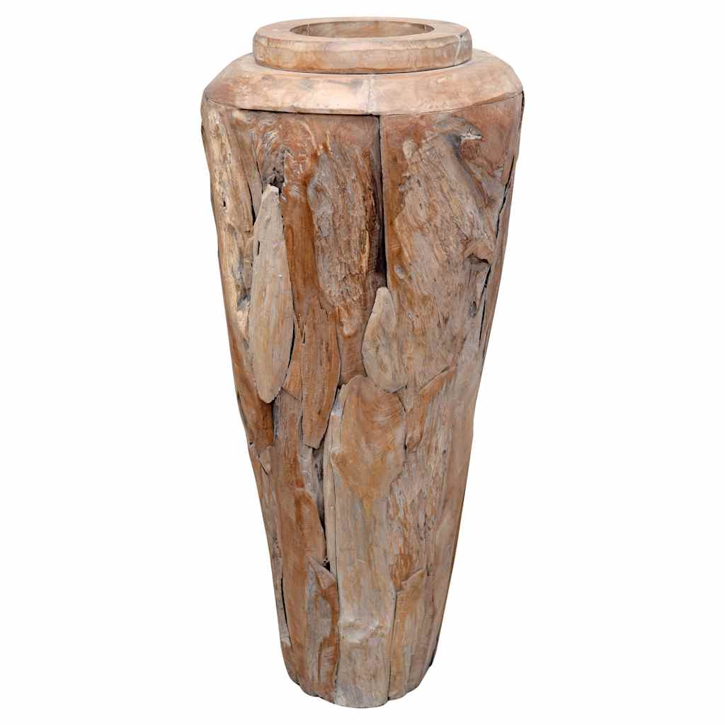 Dekorativ Vas Massiv Teak