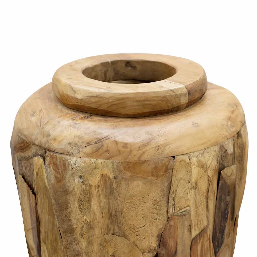 Dekorativ Vas Massiv Teak