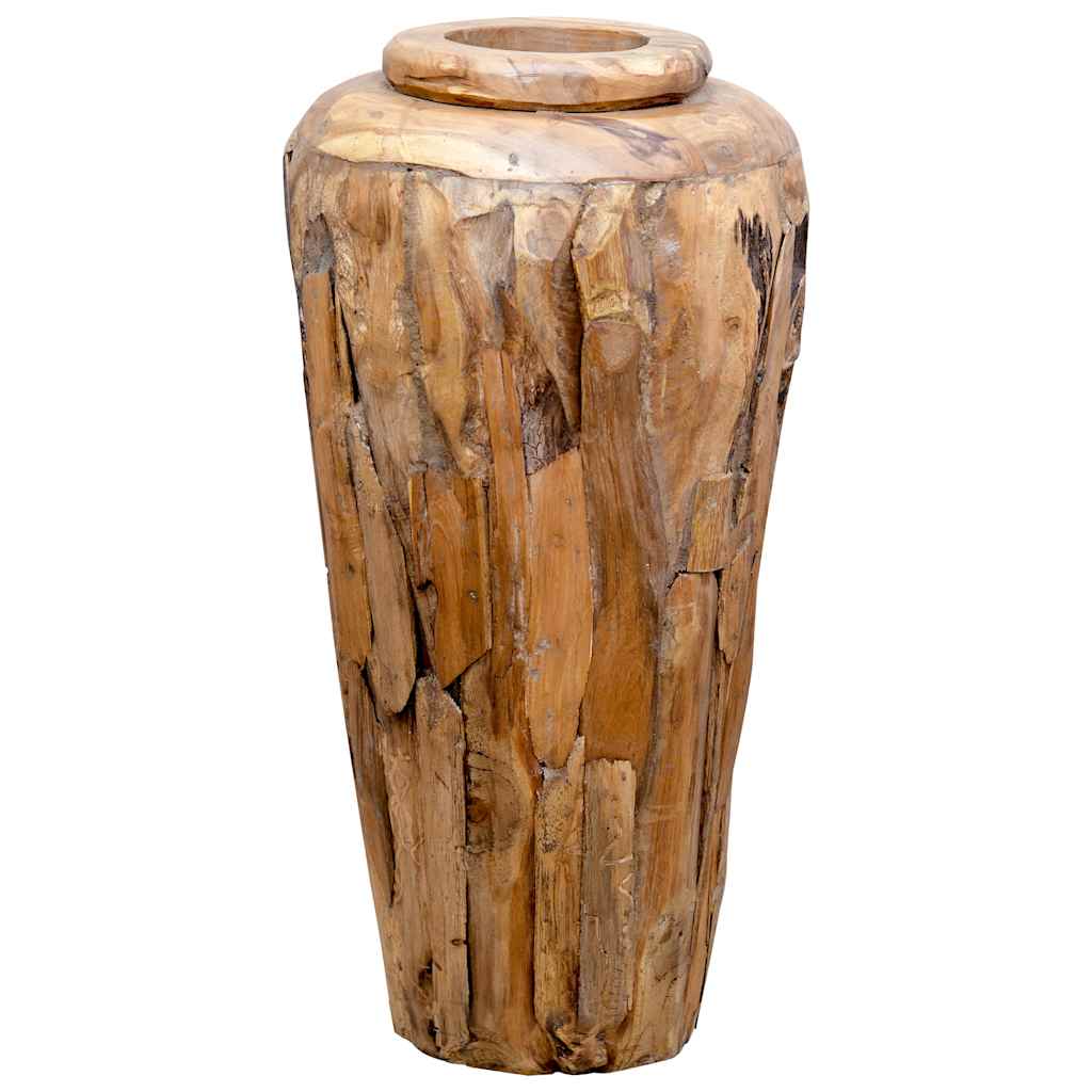 Dekorativ Vas Massiv Teak