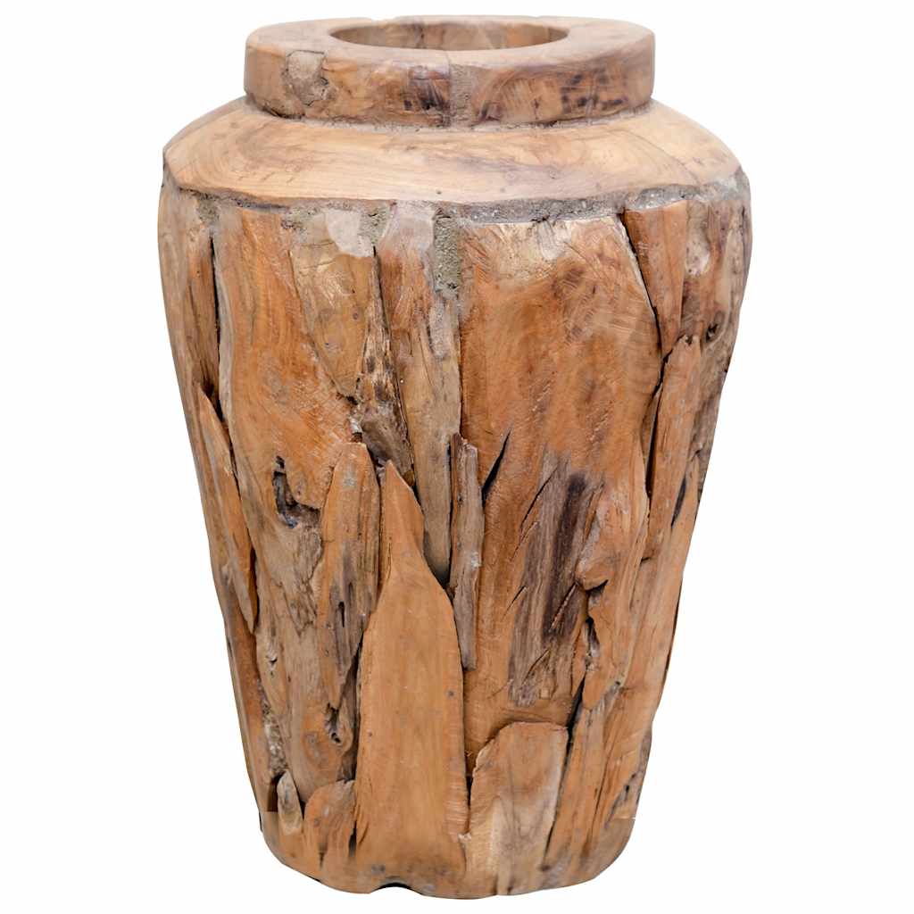 Dekorativ Vas Massiv Teak