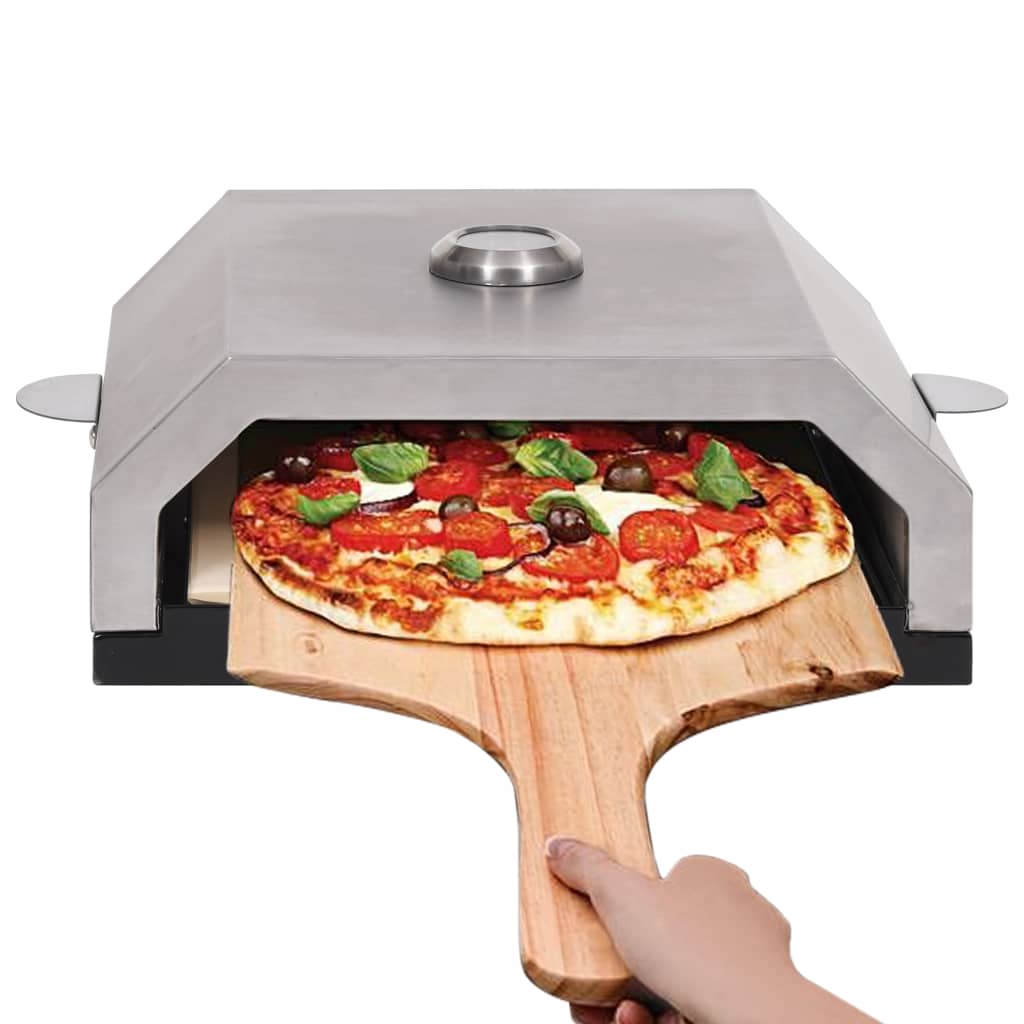 Pizzaugn Med Keramisk Sten För Gas/Kol-Grill