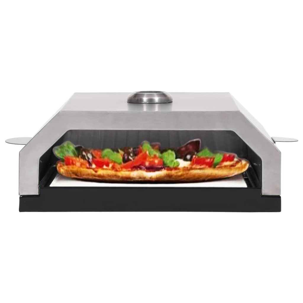 Pizzaugn Med Keramisk Sten För Gas/Kol-Grill