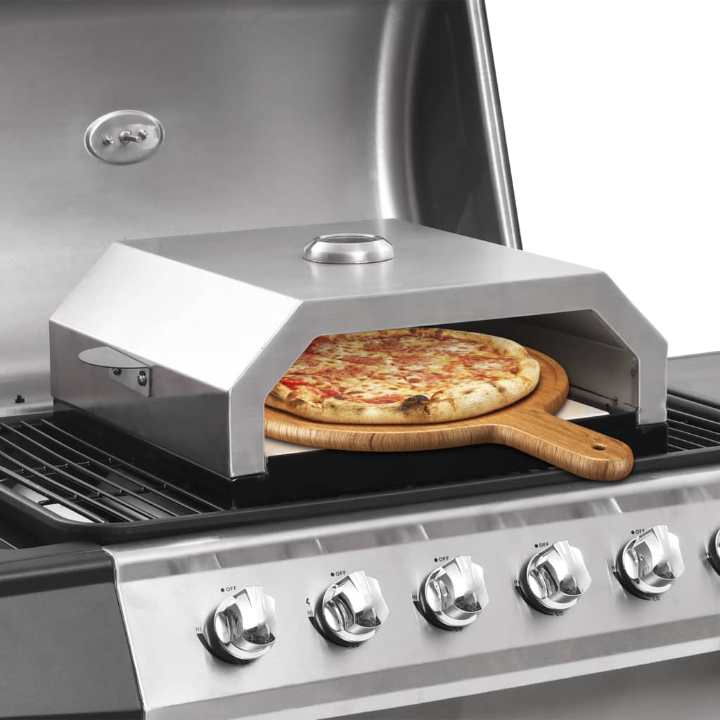 Pizzaugn Med Keramisk Sten För Gas/Kol-Grill