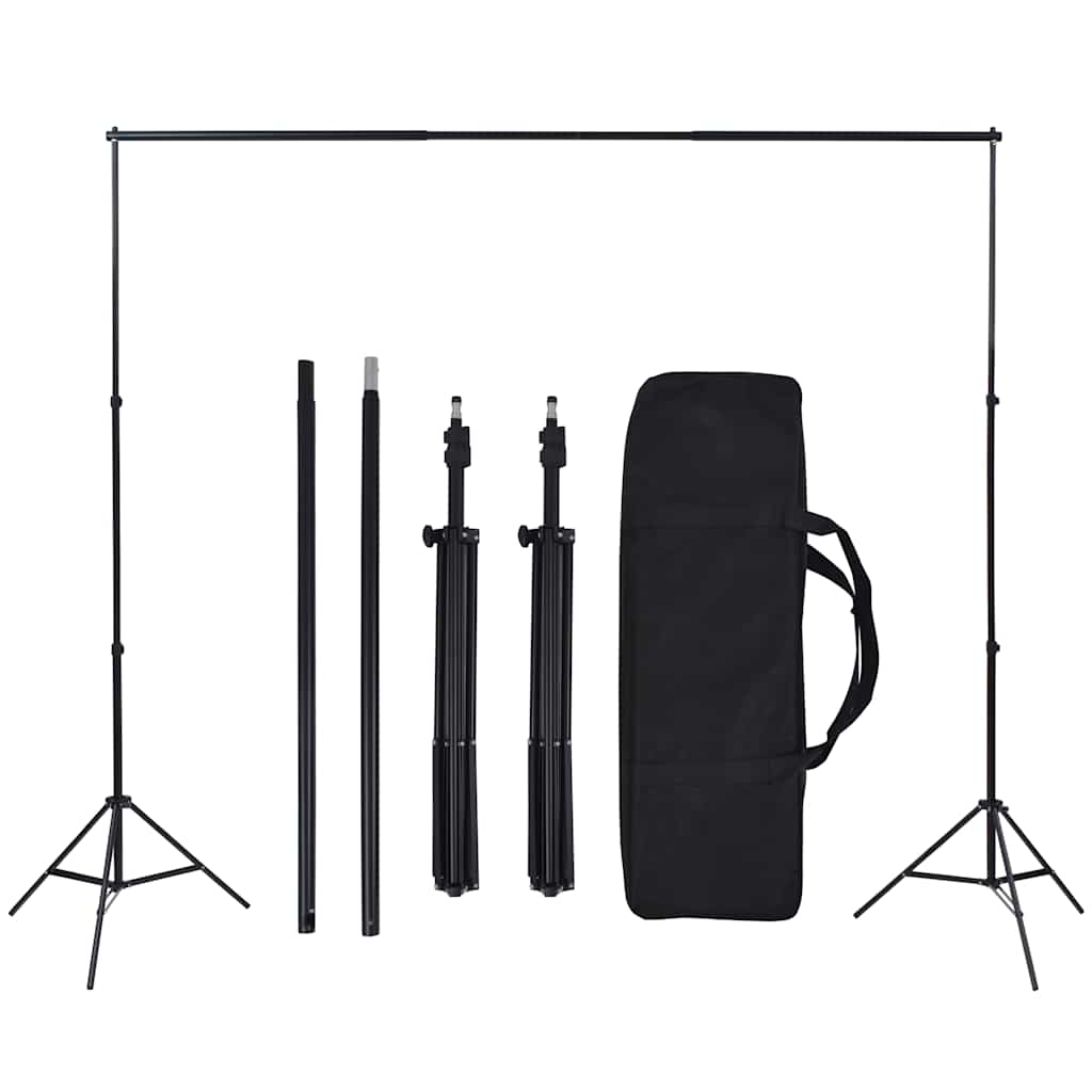 Fotostudio Med Bakgrunder, Lampor Och Paraplyer