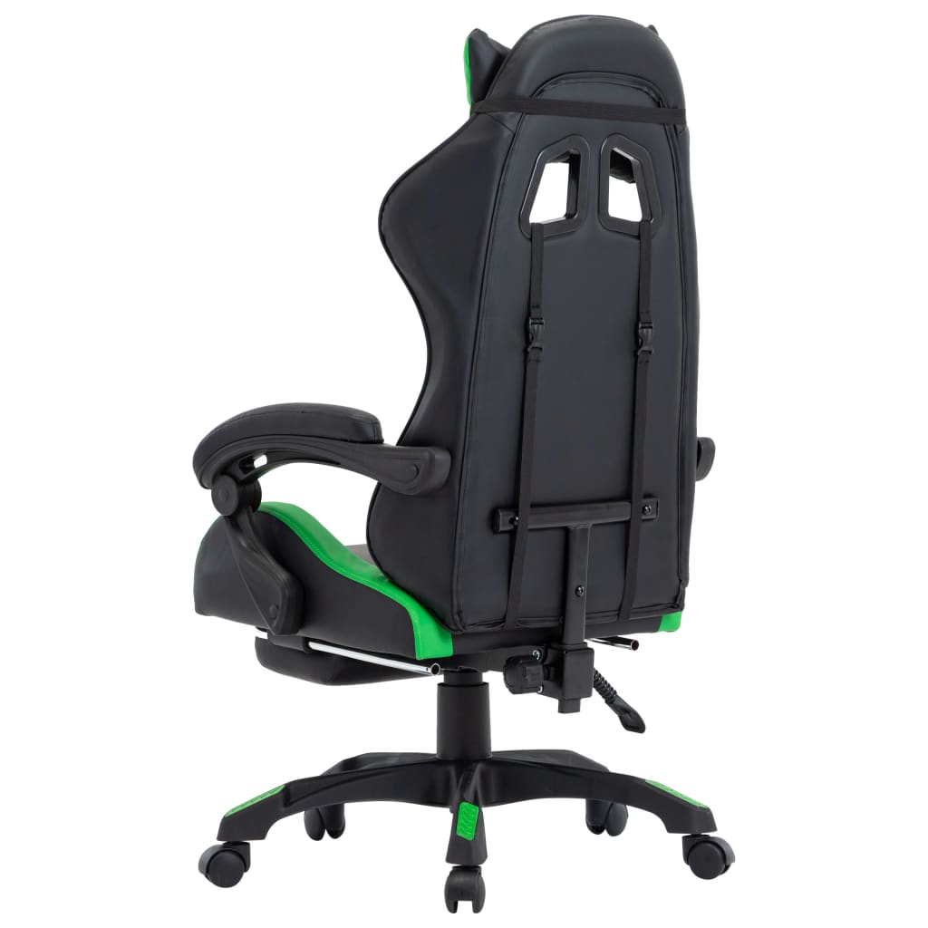 Gamingstol Med Fotstöd Konstläder