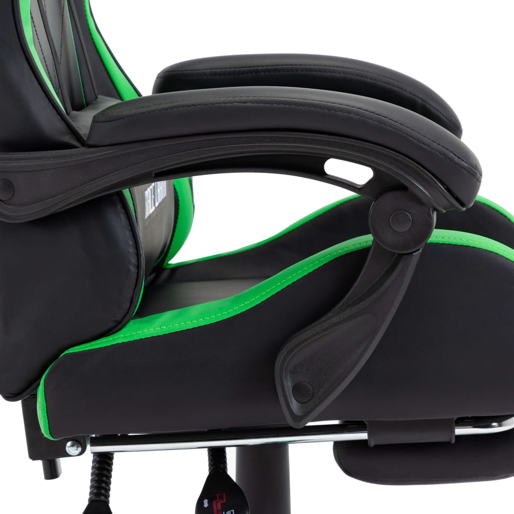 Gamingstol Med Fotstöd Konstläder