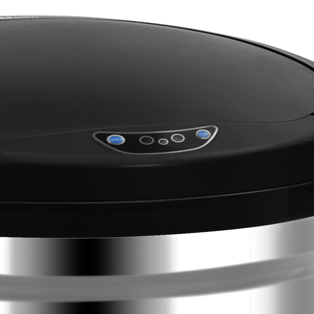 Soptunna Med Automatisk Sensor Rostfritt Stål
