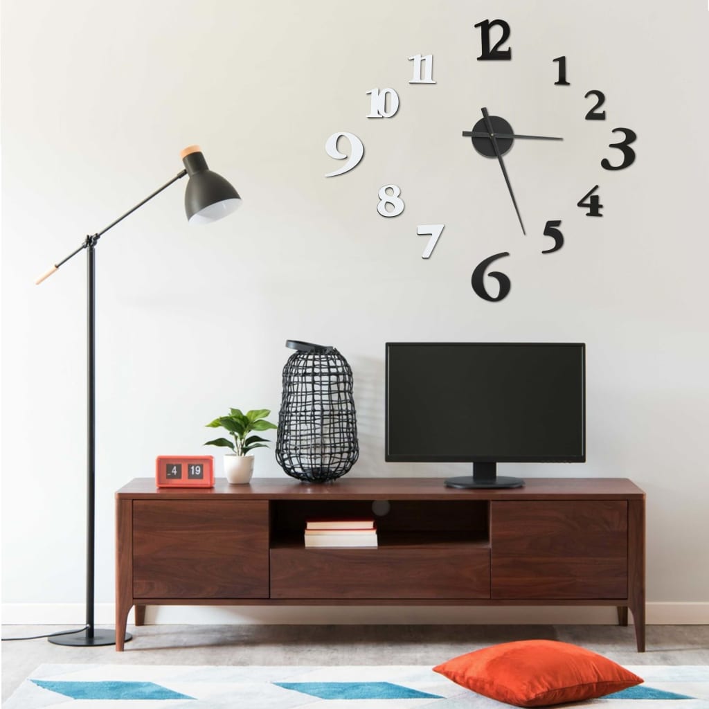 Väggklocka 3D Modern Design 100 Cm Xxl