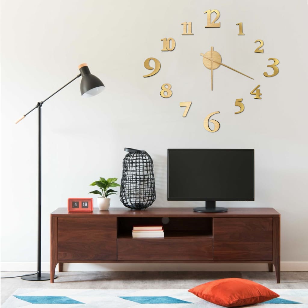 Väggklocka 3D Modern Design 100 Cm Xxl