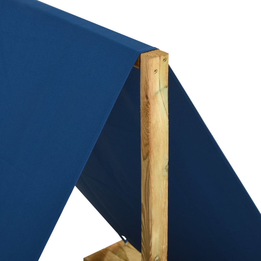 Sandlåda Med Tak 80X60X97,5 Cm Impregnerad Furu