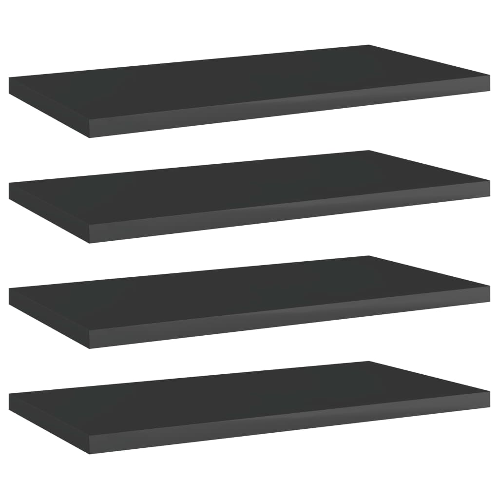 Vägghyllor 4 St 60X40X1,5 Cm Konstruerat Trä