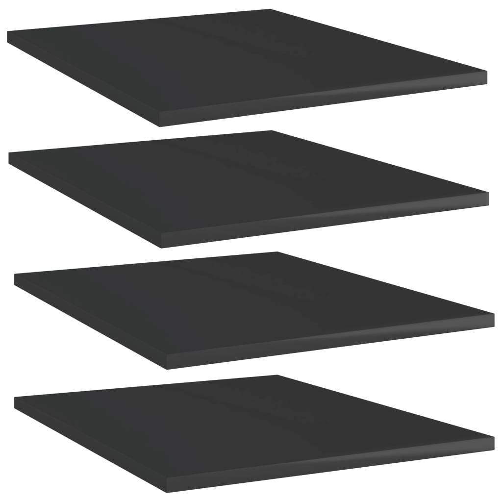 Vägghyllor 4 St 60X40X1,5 Cm Konstruerat Trä