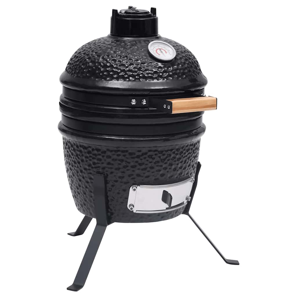 Kamado Rökgrill 2-I-1 Keramik 56 Cm