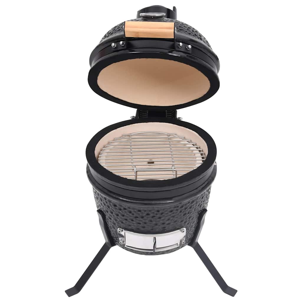 Kamado Rökgrill 2-I-1 Keramik 56 Cm
