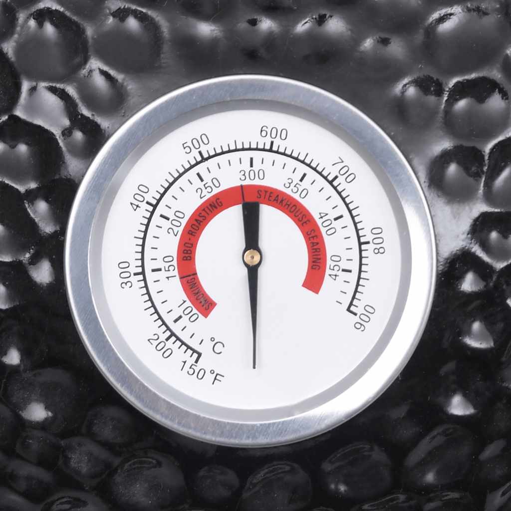 Kamado Rökgrill 2-I-1 Keramik 56 Cm