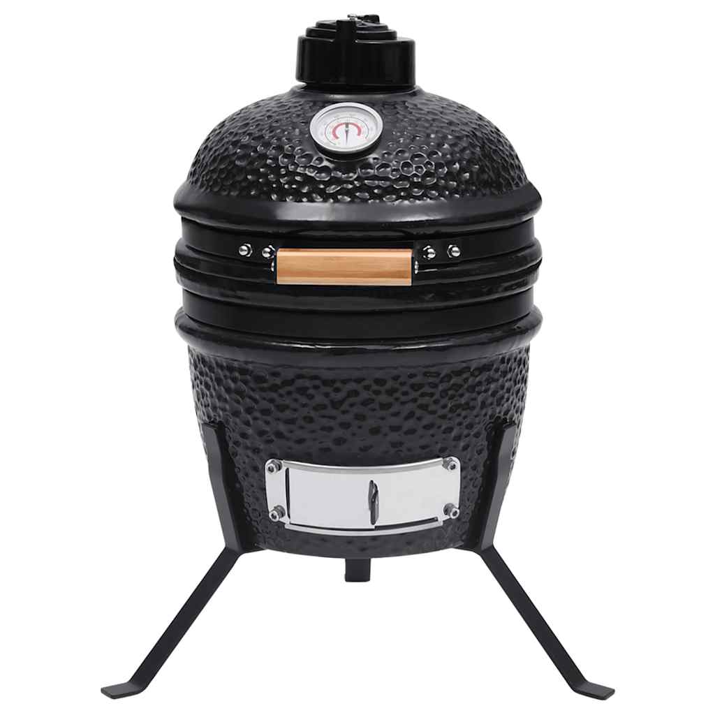Kamado Rökgrill 2-I-1 Keramik 56 Cm
