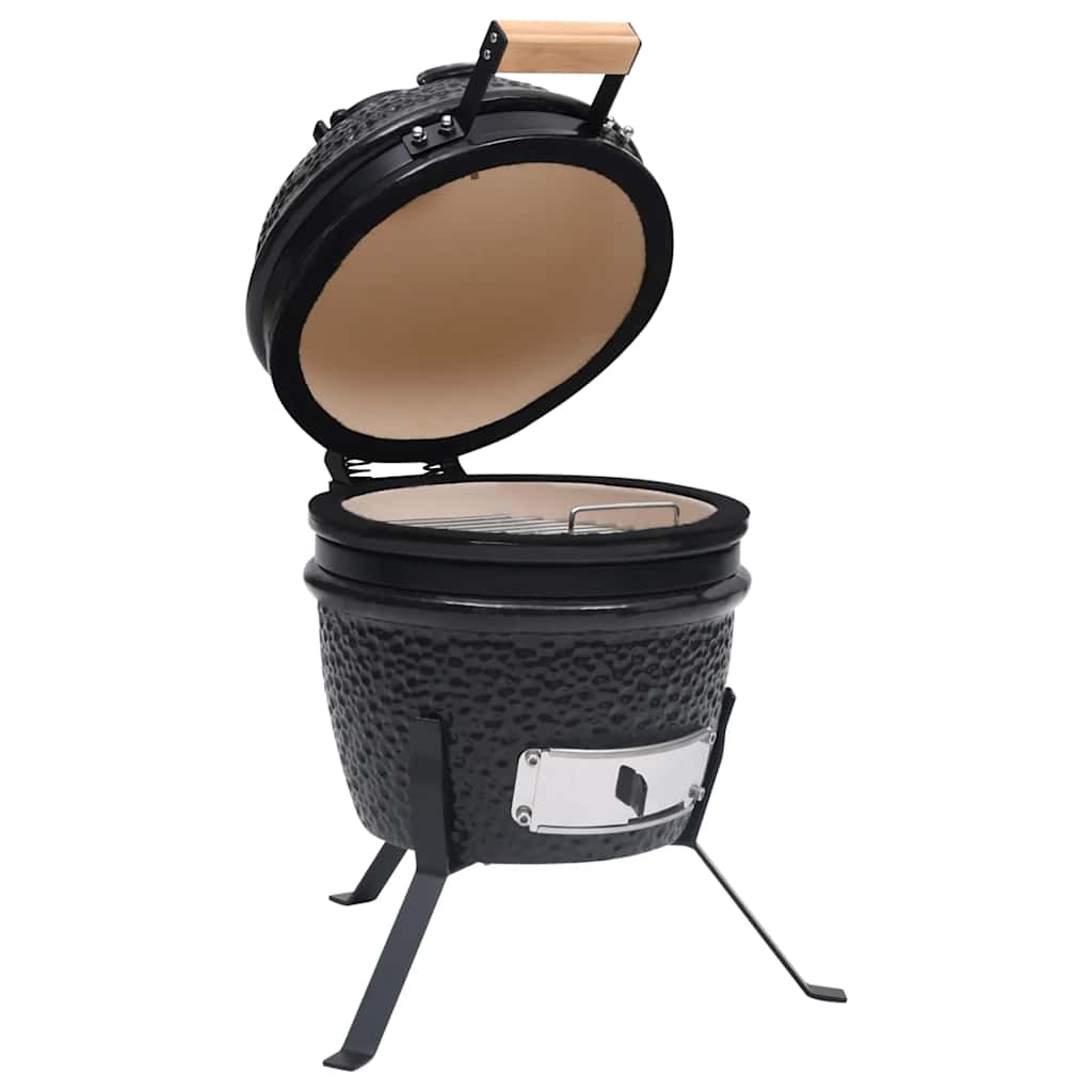 Kamado Rökgrill 2-I-1 Keramik 56 Cm