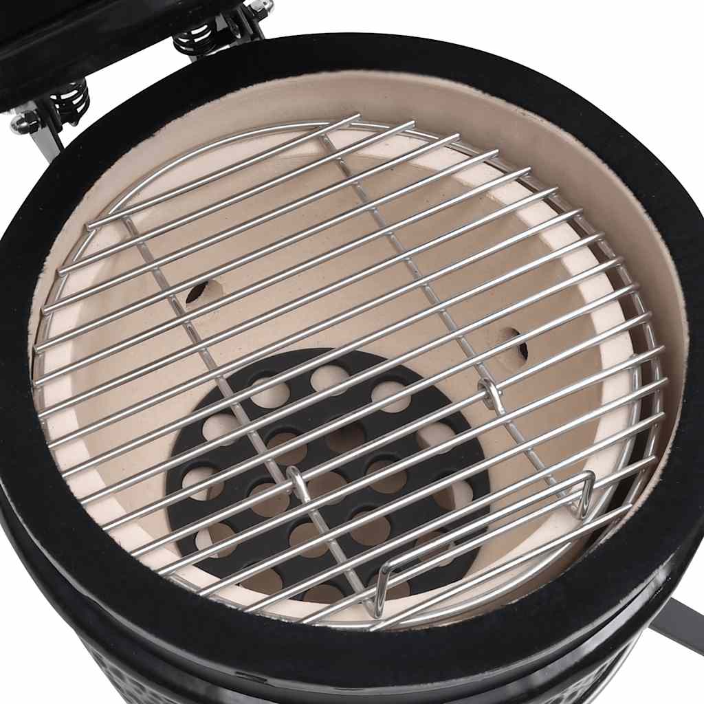 Kamado Rökgrill 2-I-1 Keramik 56 Cm