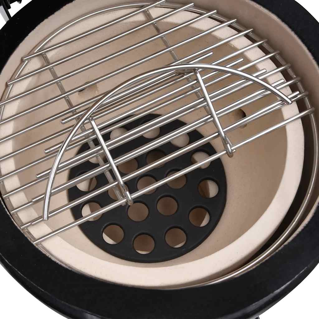 Kamado Rökgrill 2-I-1 Keramik 56 Cm