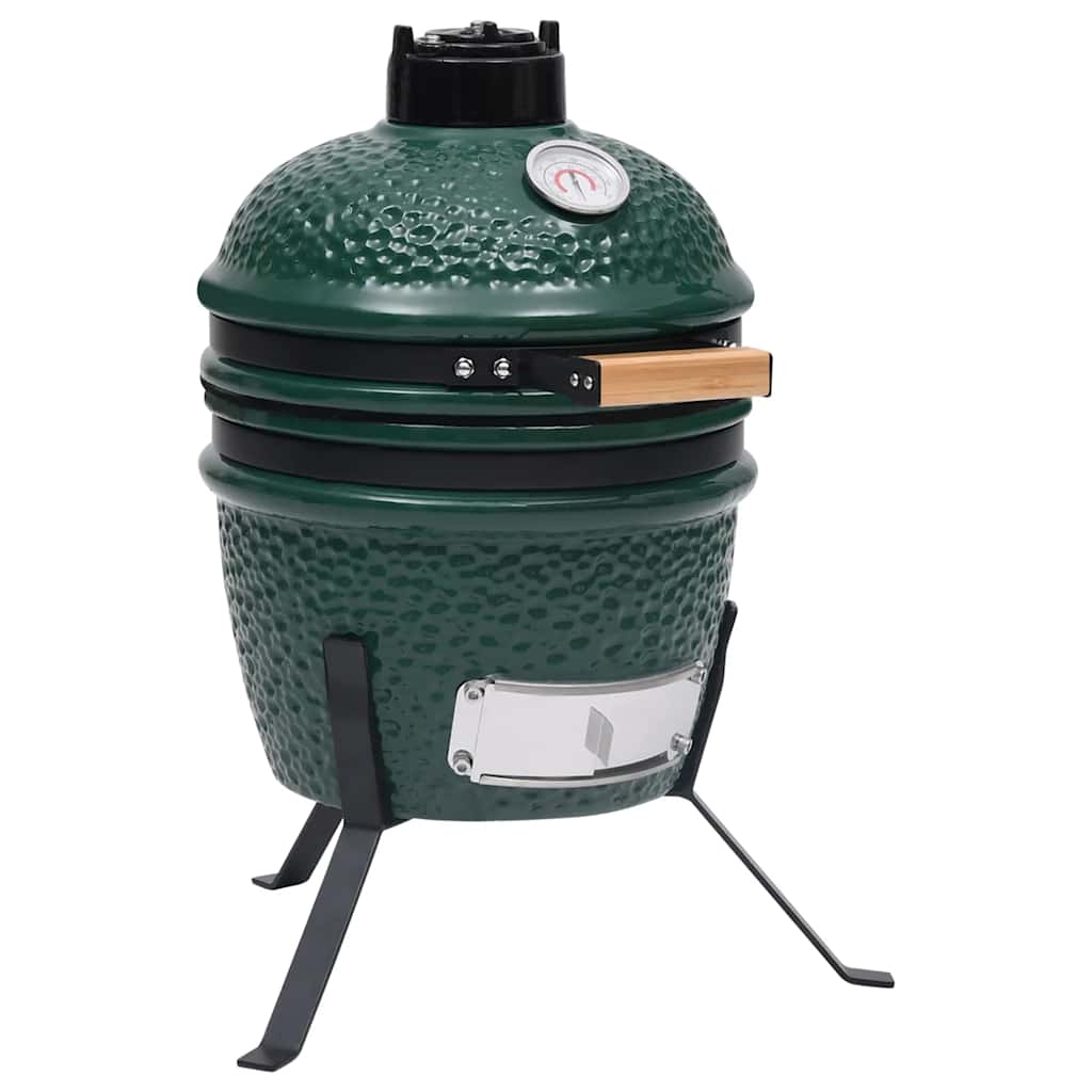 Kamado Rökgrill 2-I-1 Keramik 56 Cm