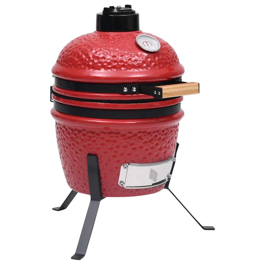 Kamado Rökgrill 2-I-1 Keramik 56 Cm