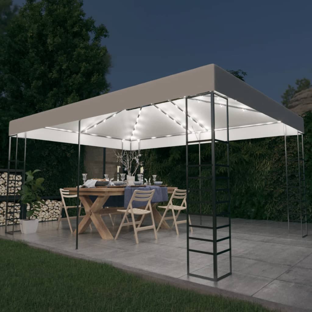Paviljong Med Ljusslinga Led 3X4 M