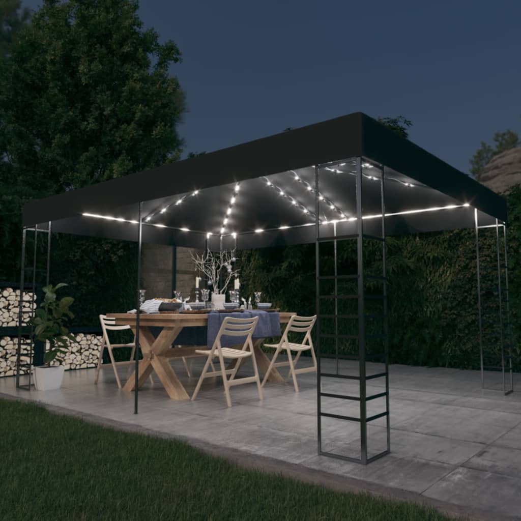 Paviljong Med Ljusslinga Led 3X4 M