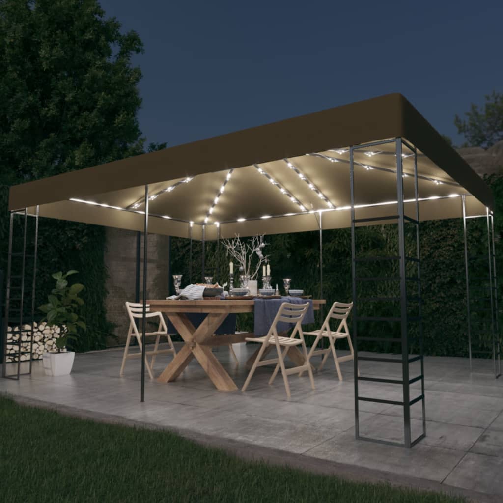 Paviljong Med Ljusslinga Led 3X4 M