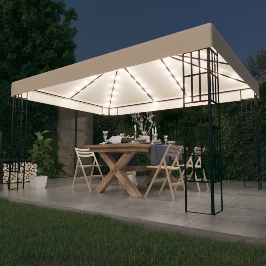 Paviljong Med Ljusslinga Led 4X3 M